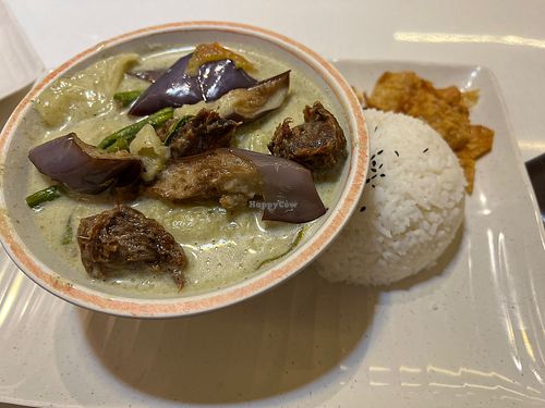 Thai curry rice  at Red Apple Veggie Cafe 红苹果素食 - Fortune Centre in Central Singapore