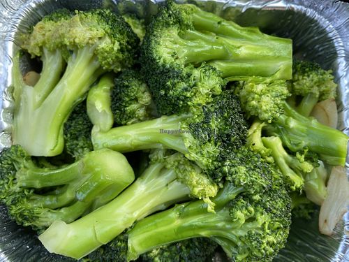 Broccoli with garlic sauce at Mr. Chef's in Stoughton