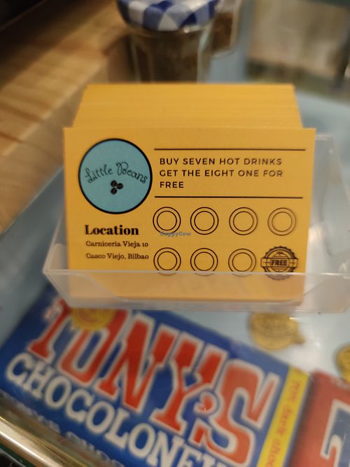 Join the coffee club!  at Little Beans in Bilbao