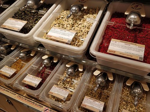 Chrysanthemum and pomegranate flower tea at Scoop Wholefoods - Paya Lebar in Central Singapore