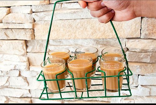 Enjoy Indian Masala Tea. at Saffron Mantra Indian in Carvoeiro