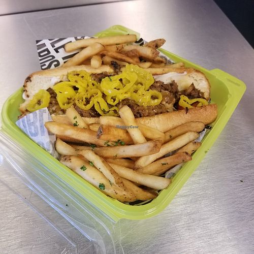 Five borough chopped cheese at The Rabbit Hole in Pompano Beach