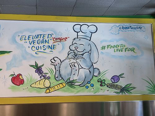 Wall art  at The Rabbit Hole in Pompano Beach