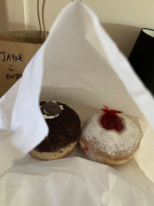oreo and jam at Gotham Doughnuts in Ivanhoe