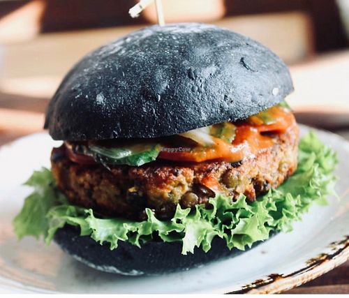 A bbq burger  at Fitokuhnya - Фитокухня in Irkutsk