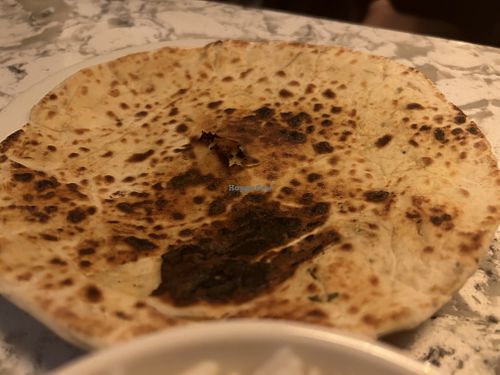Garlic Naan  at Mango Vegetarian in Wetherby