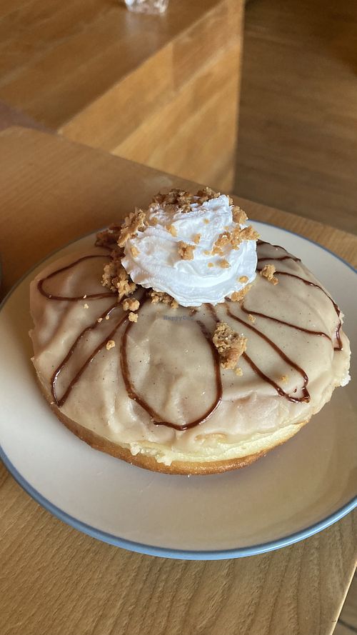 Banoffee doughnut!  at Dreamwave Donuts in Canggu