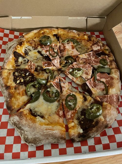 PB & J  at Pizza Riot in Chico