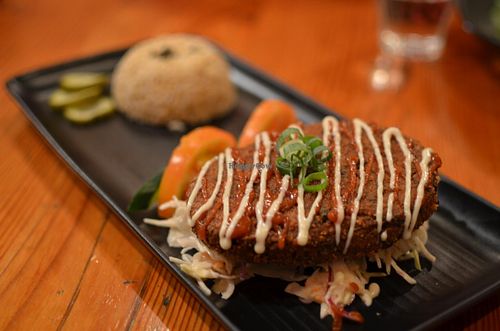 Tofu katsu at Yong Green Food in Fitzroy