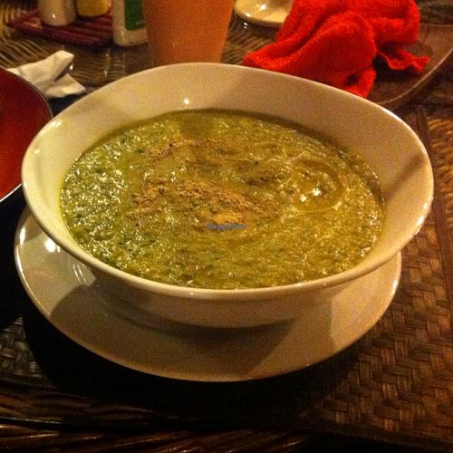 Samlor Korko Khmer (blended upon request) $4 at Peace Cafe in Siem Reap