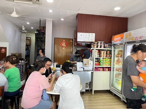 Lots of options  and mala is in the fridge min $11.20  at 3 Treasures 三寶齋 - Bedok in East Singapore