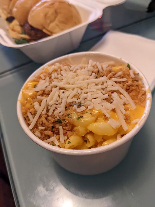 Mac and cheese at SoBe Vegan in Fort Lauderdale