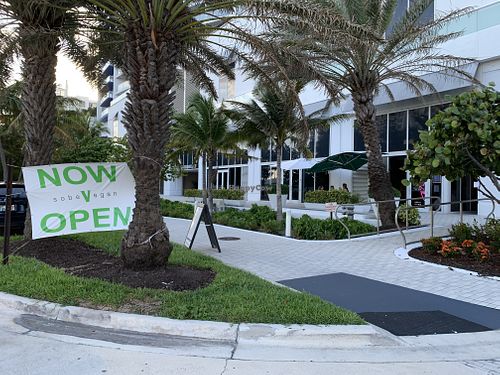 Outside  at SoBe Vegan in Fort Lauderdale
