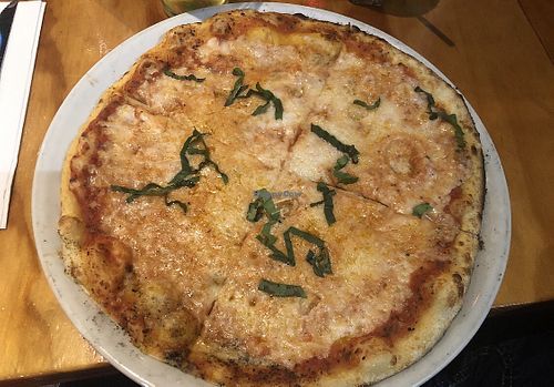 Vegan cheese that melts so well at Piola  in Weston