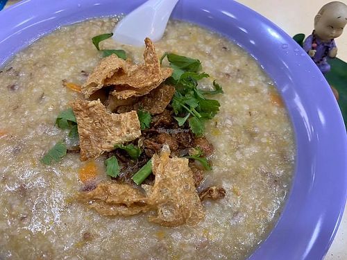 8 treasures porridge. 
Photo by Henry Lau aka Mr Purple at Bao Sheng 宝昇 in East Singapore