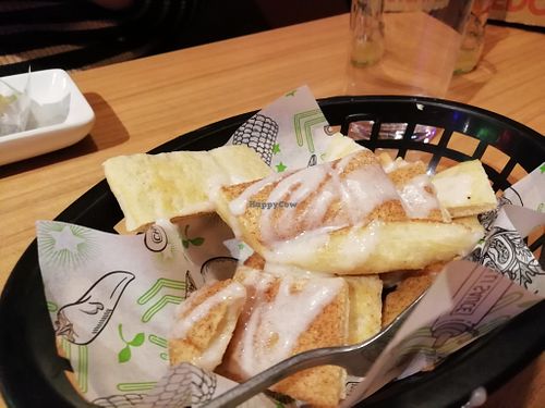 Vegan cinnamon scrolls at Pizza Hut - The Forge in Glasgow