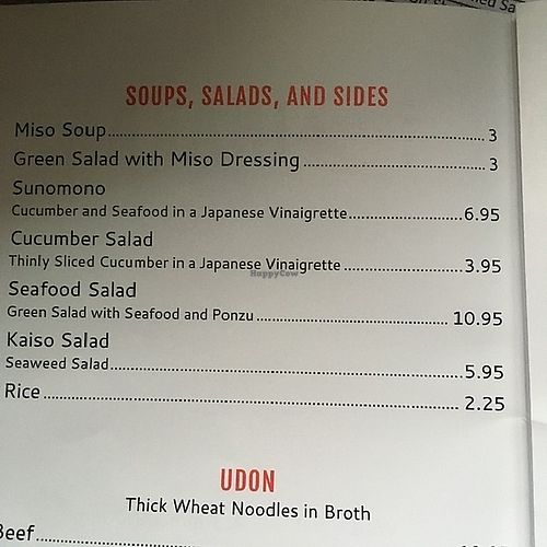 Salads can be made veg at Inaka in San Juan Bautista