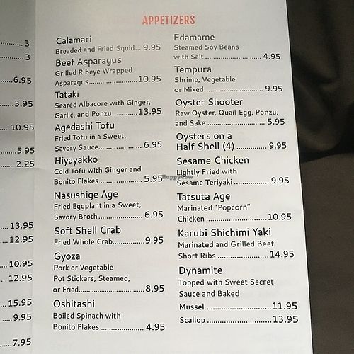 Appetizers can be made veg at Inaka in San Juan Bautista