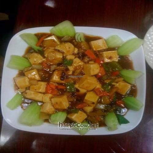 Tofu with black bean sauce at Mitasie 3 in Huntington Beach