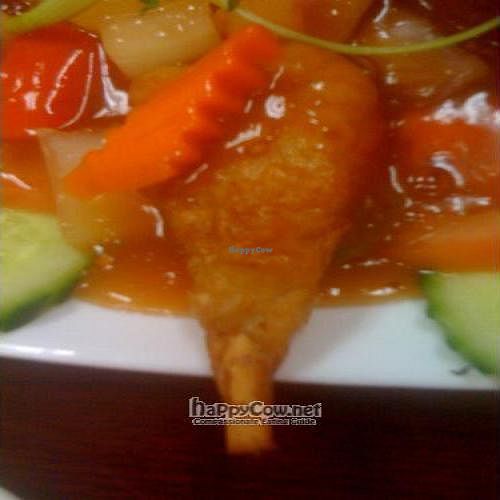 Sweet and Sour Drumstick Chicken (close up) at Mitasie 3 in Huntington Beach