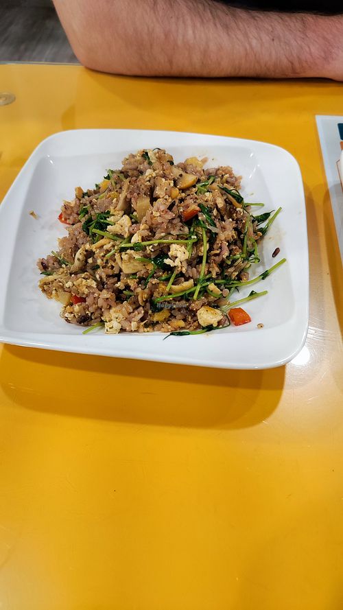 Special Rice with stinky Tofu at Xīn Xiǎng Chuàng Yì Shū Shí 心饗創異蔬食 in Taipei