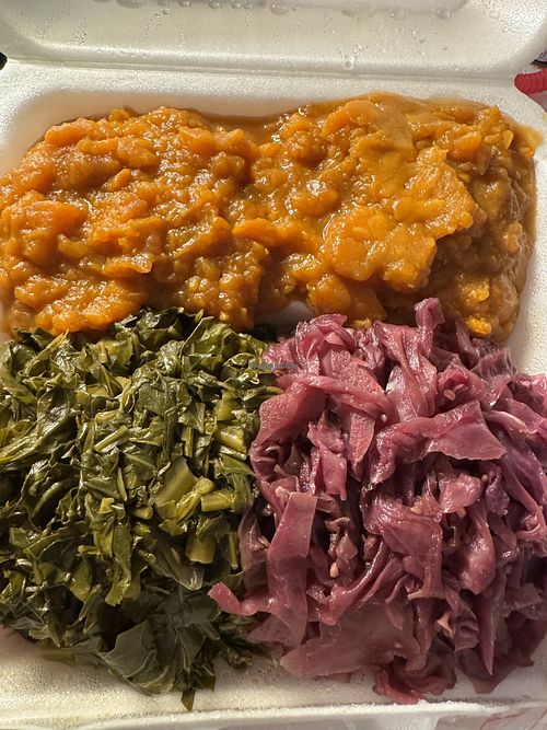 Large veggie plate  at A Peace of Soul in Columbia