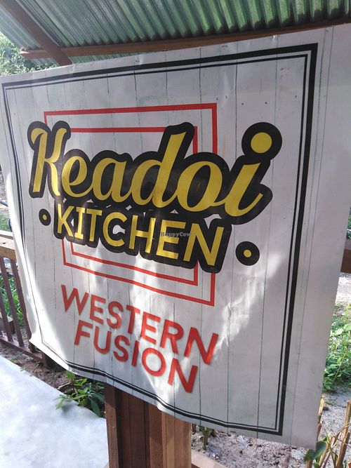 Sign at Keadoi Kitchen in Langkawi