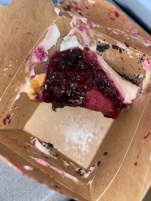 Berry cheesecake  at Kale My Name in Chicago