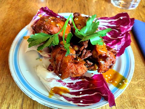 Fritters at L'Embuscade in Paris