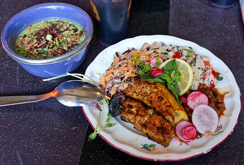 Main plate (from the Brunch Club) at L'Embuscade in Paris