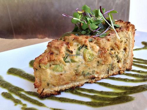 Quiche Lorraine (vegan) at Karyn's on Green in Chicago