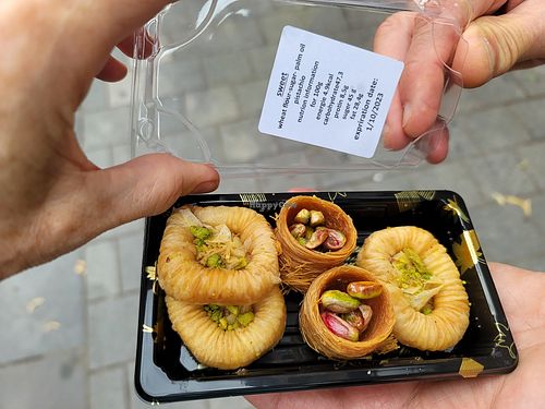 Vegan cookies too at Falafel Top in Leuven