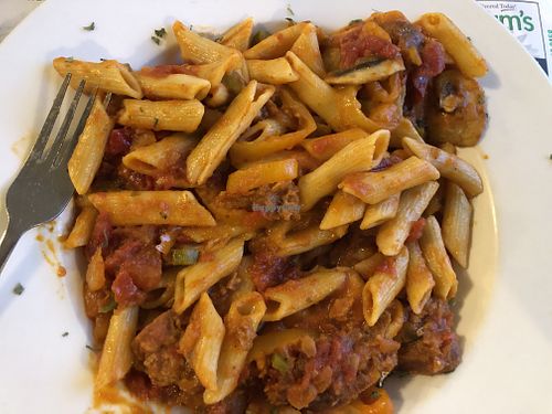 Sausage pasta  at Queens Coach in Niagara Falls