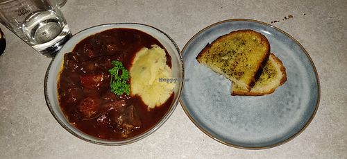 "Fransosen" - french stew with mashed potatoes at Skrymslet Under Trappan in Norrkoping