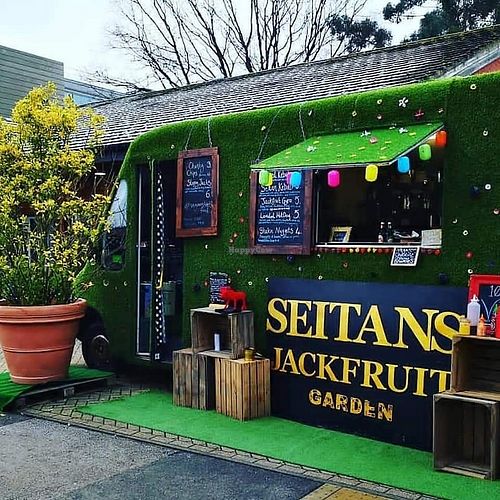 From their Facebook at Seitan's Jackfruit Garden in Brighton