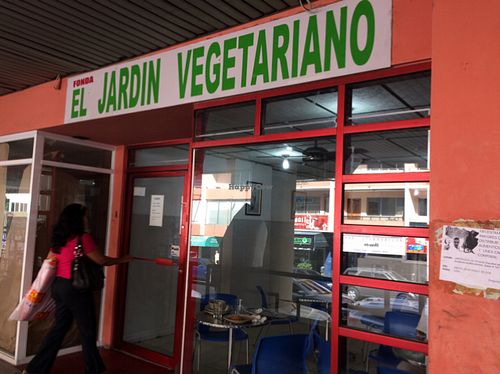 - at El Jardin Vegetariano in Panama City