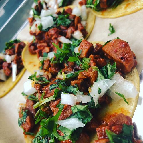 Al Pastor Street Taco at Chicana Vegana in Fullerton