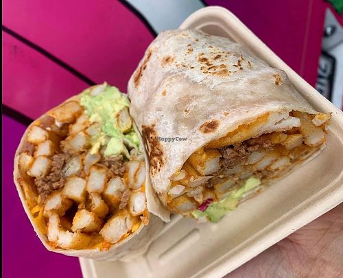 Cali Burrito. (My favorite!!!) at Chicana Vegana in Fullerton