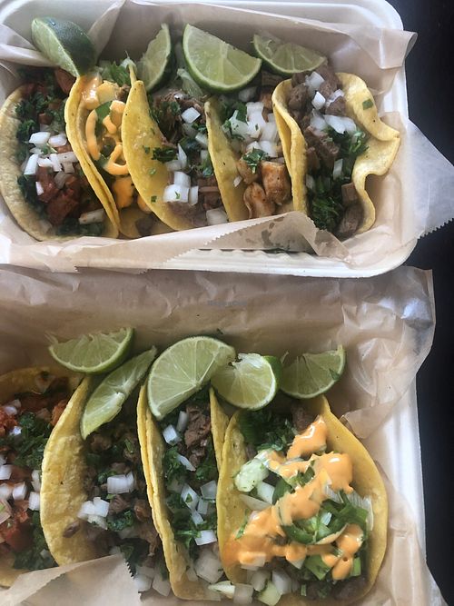 Variety of tacos to choose from at Chicana Vegana in Fullerton