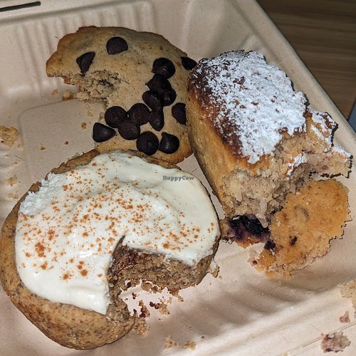 Not enough self control to take a picture before tasting everything. at Mystic Coffee in Hollywood