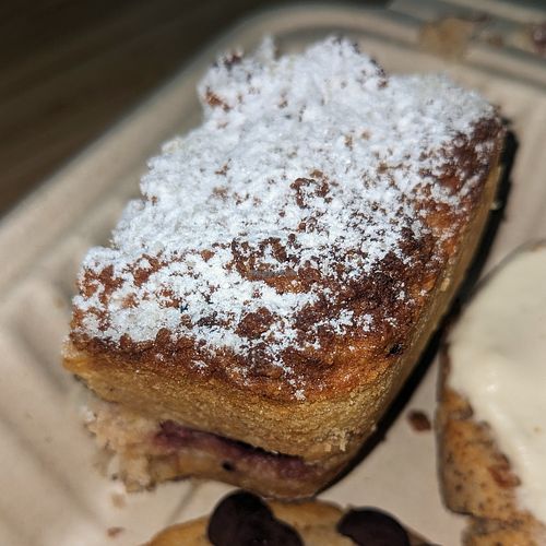 Coconut berry loaf at Mystic Coffee in Hollywood