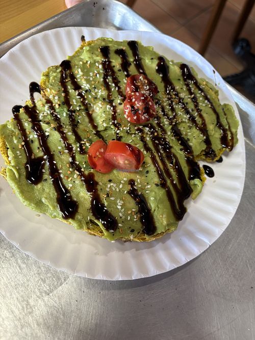 Avocado toastt  at Mystic Coffee in Hollywood