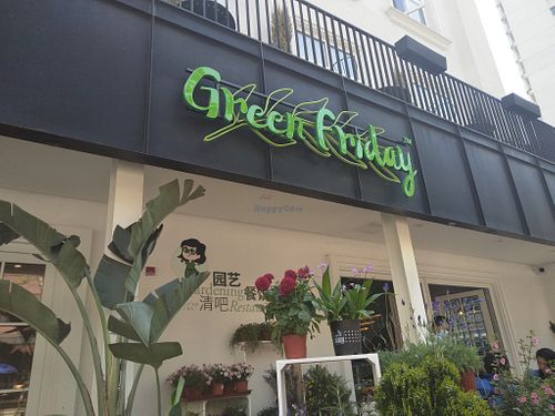 Restaurant front. at Green Friday in Shanghai