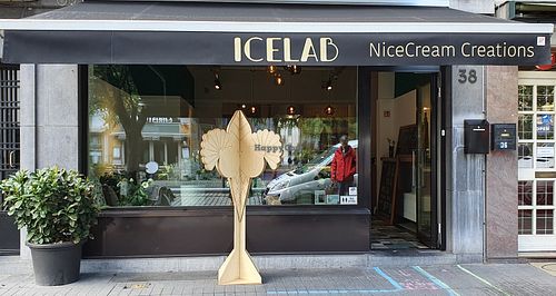 Front of the store  at IceLab NiceCream Creations in Antwerpen