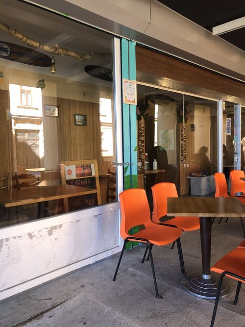 outside seating at KOA Bistro & Bar in Ljubljana