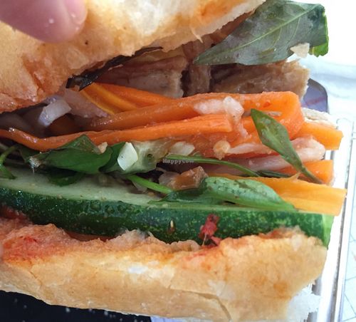 fillings at Banh Mi Chay Nha Trang in Hoi An