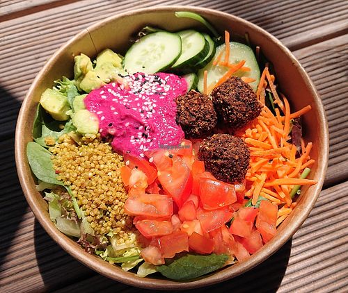 Rainbow Bowl at Frittenwerk - Altstadt in Dusseldorf