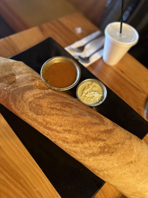 Plain dosa   at The Madras Cafe in Orlando