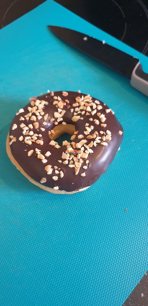 The vegan Hazelnut donut. Amazing! at Royal Donuts in Dusseldorf