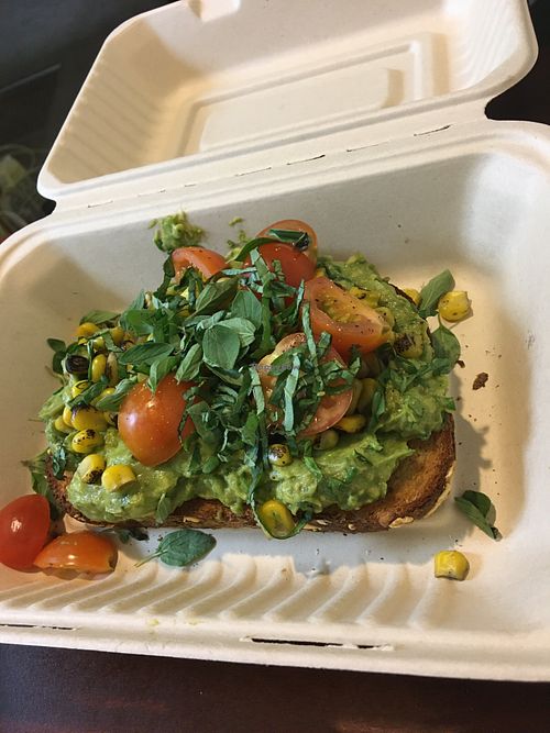 Everything Avocado Toast!! (vegan) at Urban Vejjie in Westlake Village